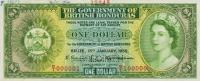 Gallery image for British Honduras p28s: 1 Dollar